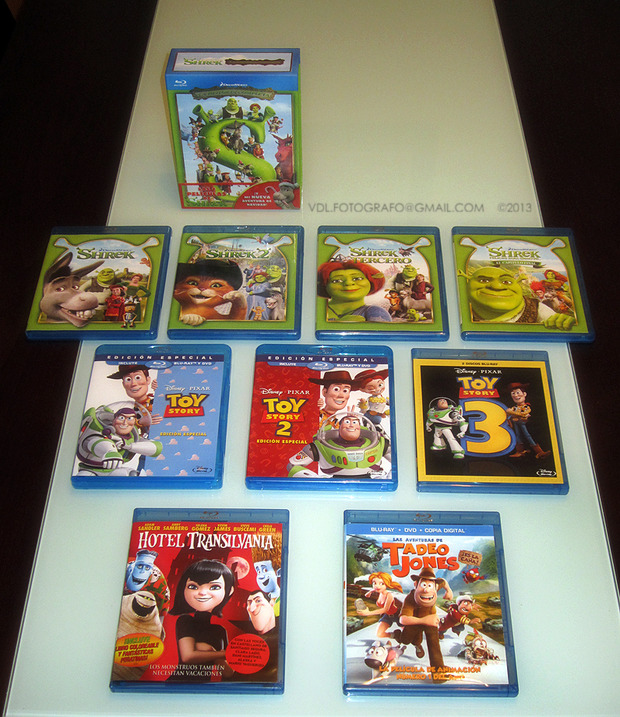 Mis Blurays de animacion