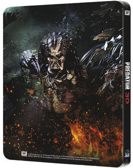 Steelbook predator 3D zavvi back