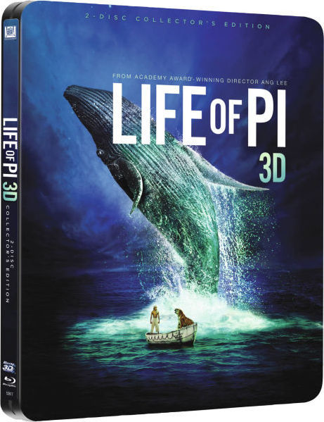 Steelbook Life of Pi 3D front