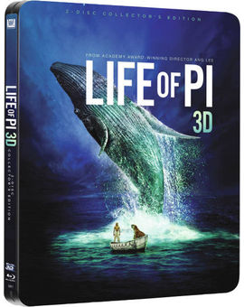 Steelbook Life of Pi 3D front
