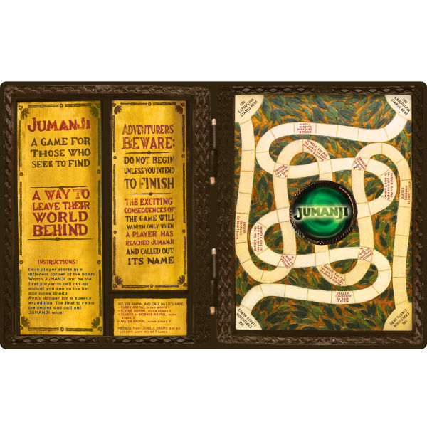 Interior del steelbook de Jumanji zavvi.com