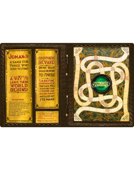 Interior del steelbook de Jumanji zavvi.com