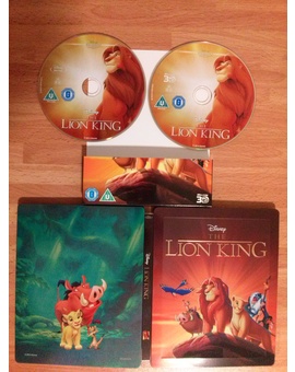 Steelbook The Lion King 3D recien horneado