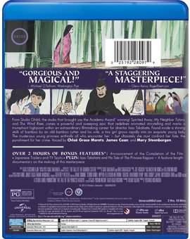 trasera bluray The tale of The Princess Kaguya