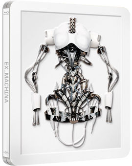 cambio de portada en steelbook de Ex-machina