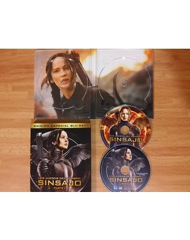 Los juegos del hambre:SINSAJO parte l edicion especial bluray