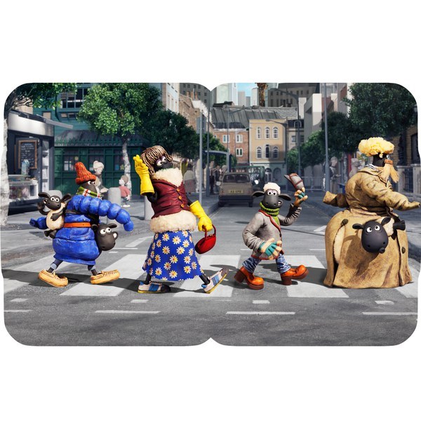 Interior del steelbook Shaun the Sheep