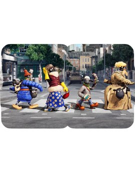 Interior del steelbook Shaun the Sheep