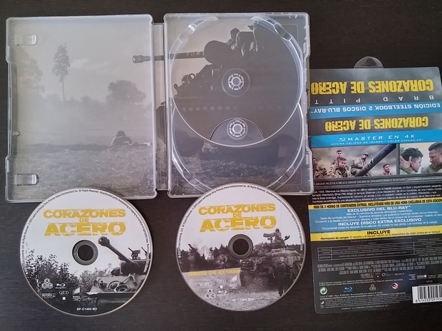 Steelbook Fury o Corazones de acero