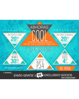 Nueva promo cine FNAC 20% solo dias 15 y 16