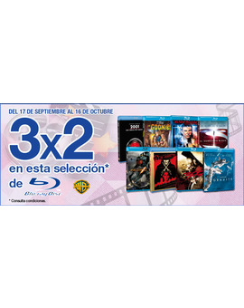 Warner 3X2 en Fnac hasta 16 de Octubre