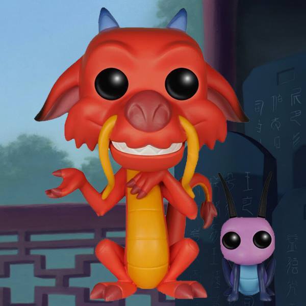 Amiguetes de Mulan, Mushu y Cree-Kee Pop Vinyl