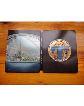 Tomorrowland steelbook por fin en casa exterior