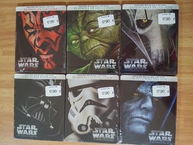 Steelbooks Stars Wars