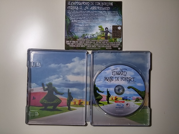 Steelbook interior Eduardo Manostijeras 25 aniversario