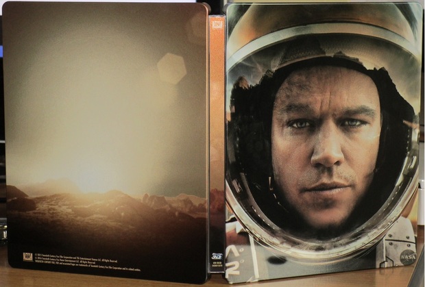 Exterior del steelbook italiano de The Martian