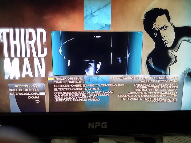 Extras del steelbook The third man