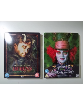 Horns y Alice steelbooks