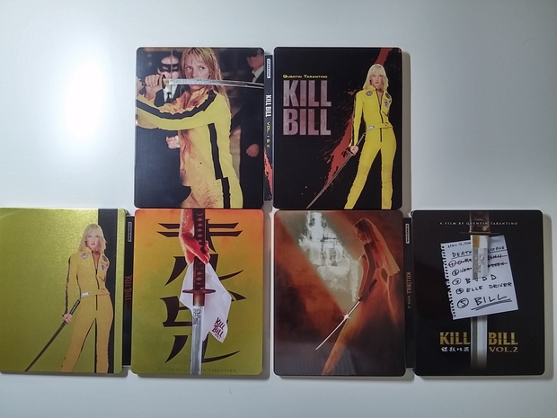 Kill Bill vol.1 Vol.2 & Kill Bill 1&2 steelbooks