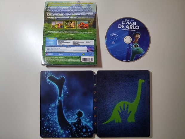 El viaje de Arlo. Steelbook. The good dinosaur