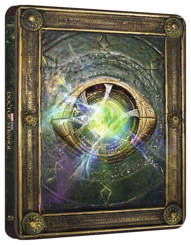 Dr Strange steelbook con titulo en el lateral