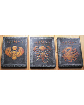Relieves espectaculares en los steelbooks de la trilogia