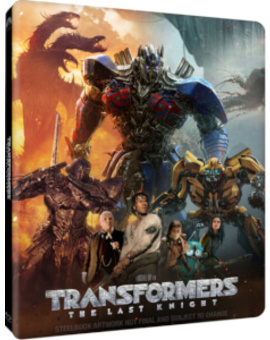 Transformers steelbook The last knight 4K abiertas las reservas