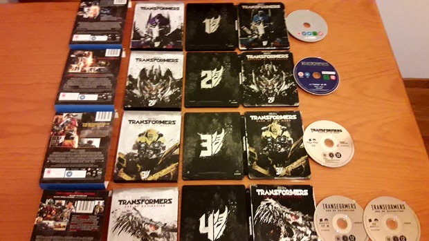 Colección Transformers steelbook con fundas