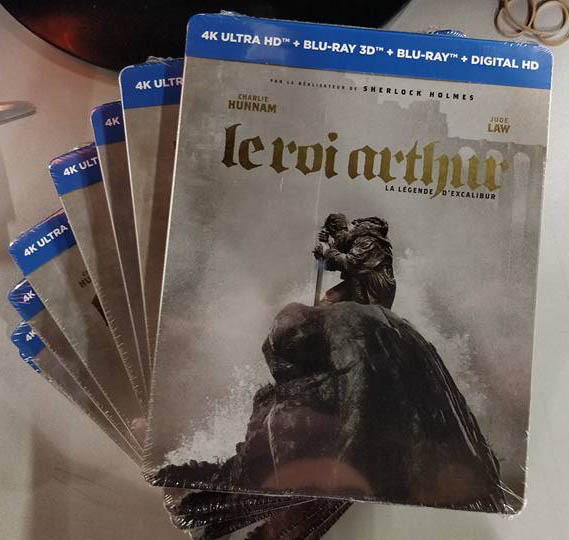 Steelbook francés de El rey Arturo