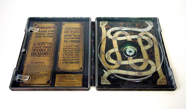 Jumanji steelbook pronto disponible en Amazon.fr