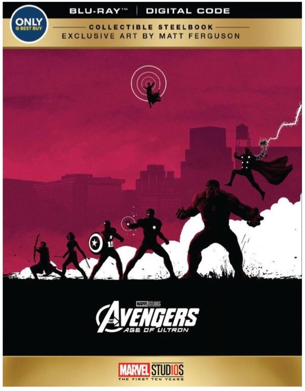 Steelbooks exclusivos de Best Buy de la franquicia Marvel