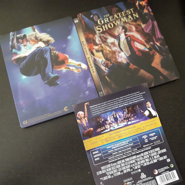 The greatest Showman steelbook