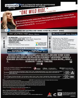 Red sparrow steelbook 