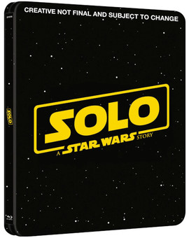 Han Solo:a stars wars story steelbook
