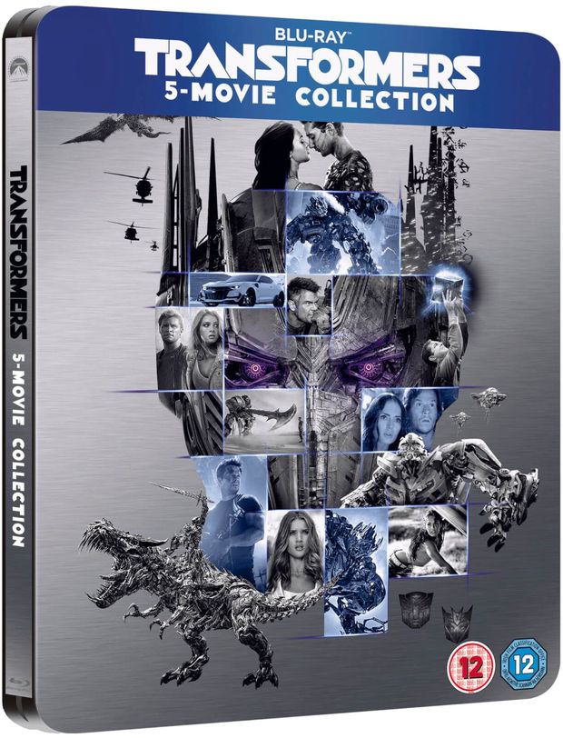 Transformers steelbook con las 5 pelis