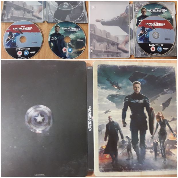 Capitan America soldado de invierno steelbook 4K UHD