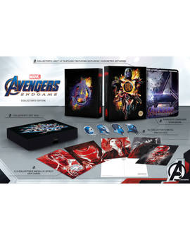 Caja iluminada con steelbook Avengers
