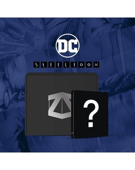Reservas abiertas de la caja con steelbook con funda de DC