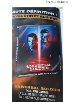 Habrá steelbook 4K de Soldado universal
