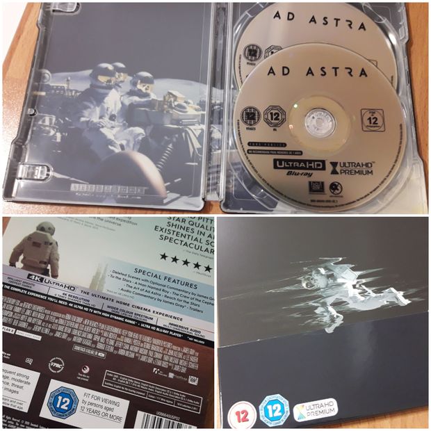 Ad astra steelbook 4K con español castellano dts 5.1