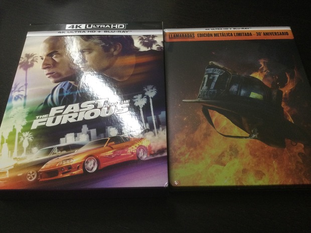 FF1 & Backdraft steelbooks