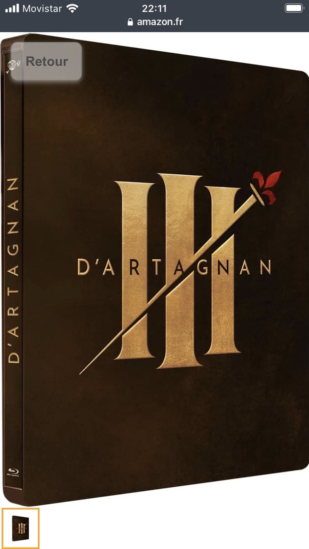 Steelbook francés de D’artagnan