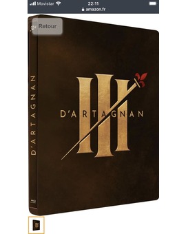 Steelbook francés de D’artagnan