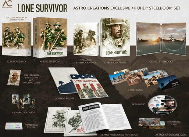 Lone Survivor nuevo steelbook solo UK