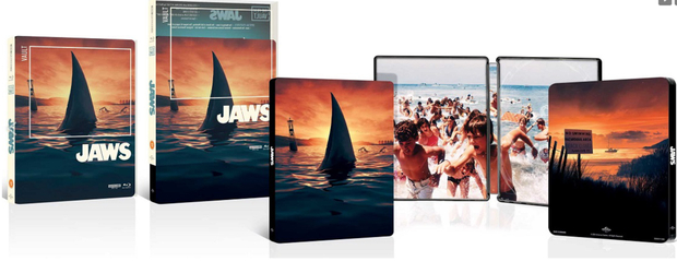 Jaws 4K nuevo steelbook con funda protectora