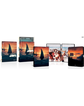 Jaws 4K nuevo steelbook con funda protectora
