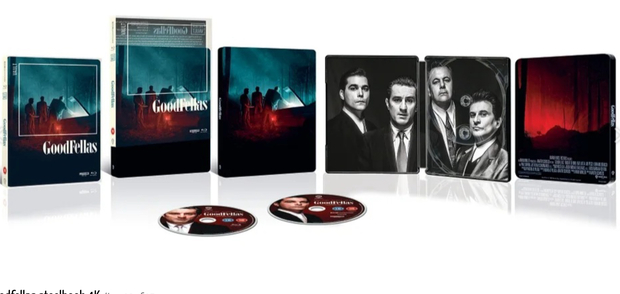 Goodfellas nuevo steelbook con funda transparente protectora