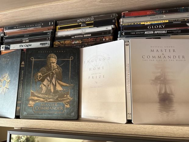 Más, más, Master & Commander steelbooks