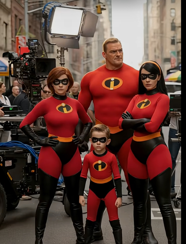 Acción real de The Incredibles