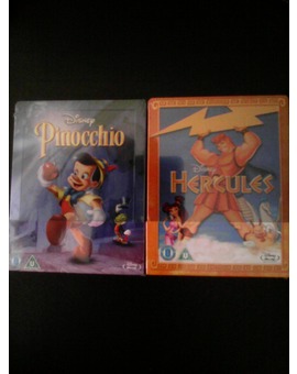Pinocchio y Hercules Steelbooks